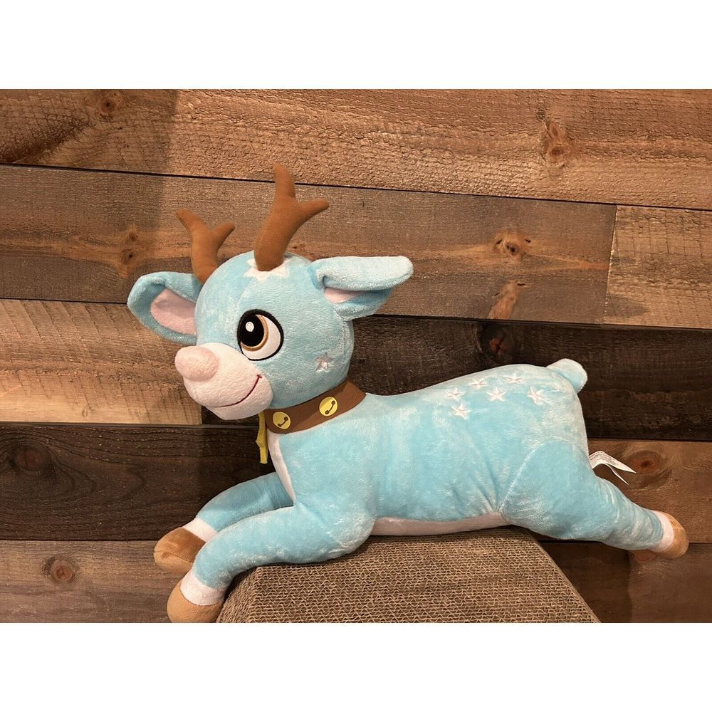 Tiptoe the Reindeer Macys Thanksgiving Day Parade 23" Large Blue Plush
